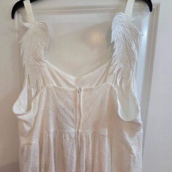 Hot Topic - Sweet Society - White Angel Wings Lace Cami Dress - NWT - Picture 6 of 12